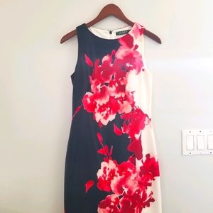 Ralph Lauren floral sheath dress